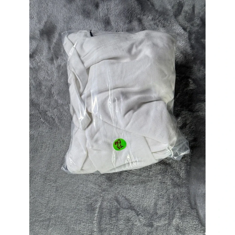 Dior Lot of 2 Garment Bag White Canvas Suit Cover Travel Storage Zip Logo 37x26